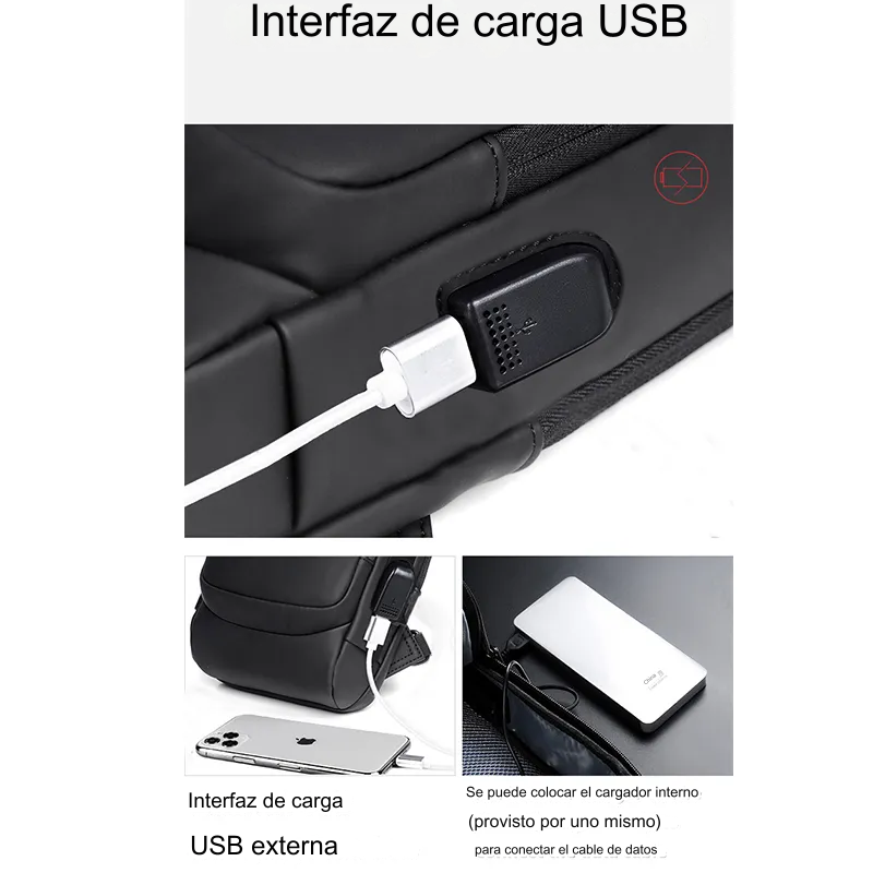 SMART BAG™ Bolso Antirrobo con Carga USB